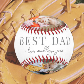Father Personalized Dad Photo Baseball