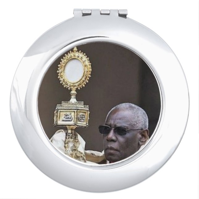 Father Robert Sarah Compact Mirror (Front)