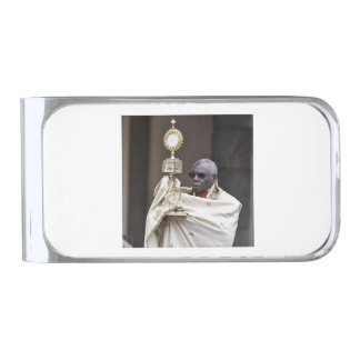 Father Robert Sarah Silver Finish Money Clip