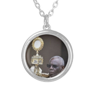 Father Robert Sarah Silver Plated Necklace