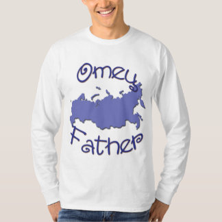 Father (Russian) Map T-Shirt