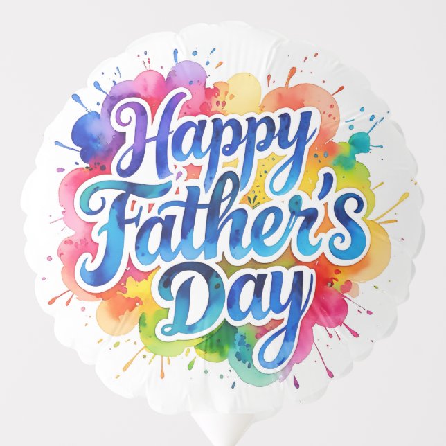 Father’s Day Balloon – Happy Father’s Day Design (Front)
