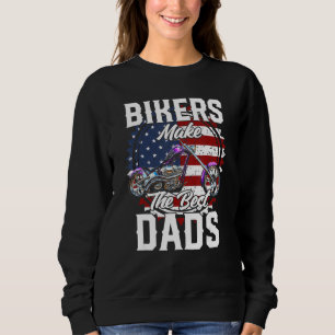 Father s Day Biker Purple Chopper Motorcycle Sweatshirt