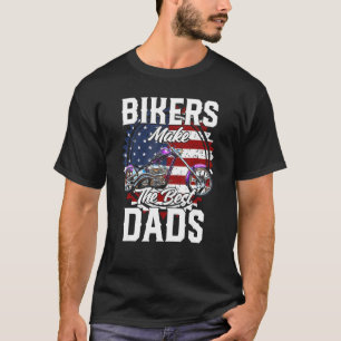 Father s Day Biker Purple Chopper Motorcycle T-Shirt