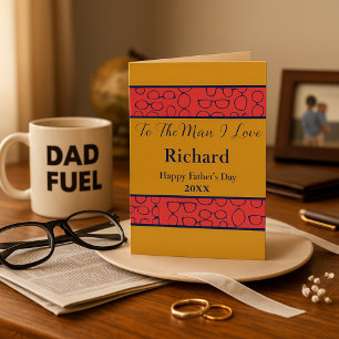 Father’s Day Card Eyeglasses Pattern