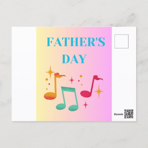 Fathers Day Card with Music