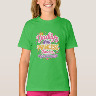 Father’s Day Dad & Daughter Cute Love Design T-Shirt