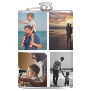 Father’s Day Gift for Dad Custom Photo Flask
