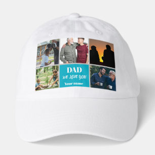 Father’s Day Gift for Dad Custom Photo & Name Hat