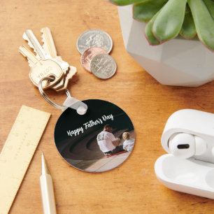 Father’s Day Gift for Dad Custom Photo & Name Keychain