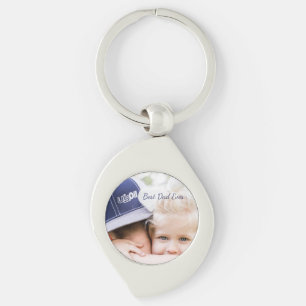 Father’s Day Gift for Dad   Custom Photo & Name Keychain