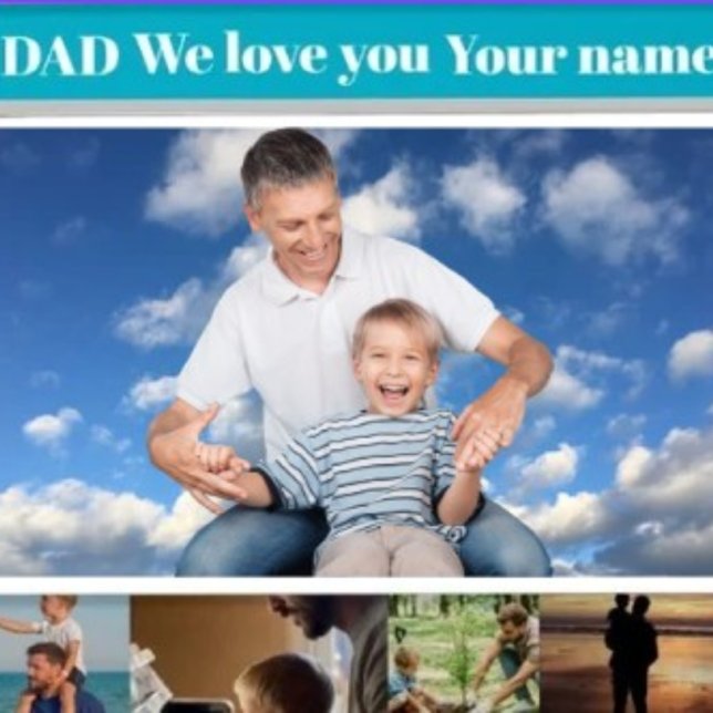 Father’s Day Gift for Dad | Custom Photo & Name Magnetic Frame (Creator Uploaded)