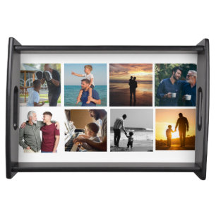 Father’s Day Gift for Dad   Custom Photo Serving Tray
