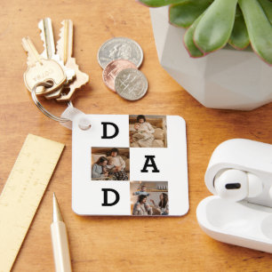 Father’s Day Gift for Dad - Photo collage    Keychain