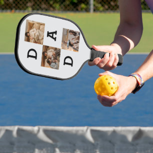 Father’s Day Gift for Dad - Photo collage Pickleball Paddle
