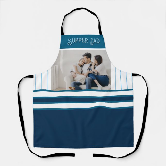 Father’s Day Gift for Supper Dad Apron (Front)