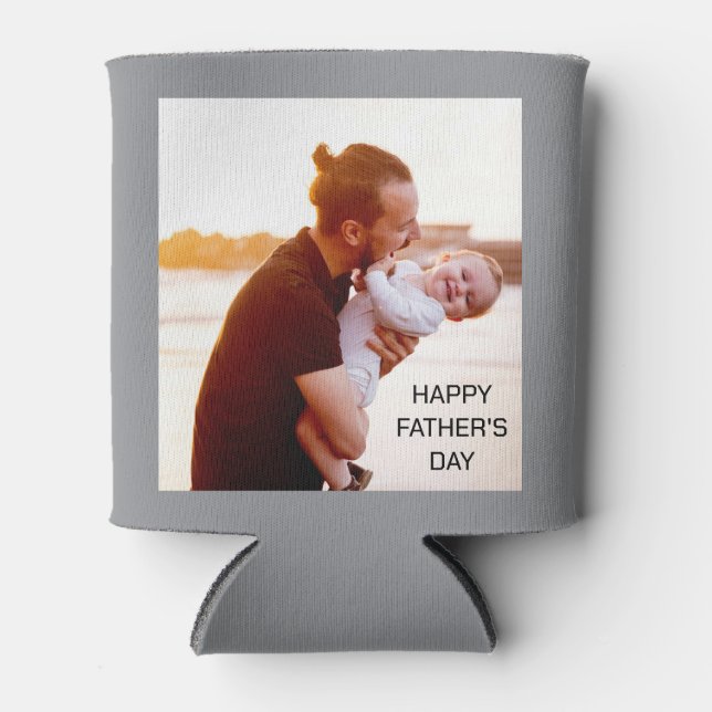 Father’s Day Gift Idea – Custom Can Cooler for Dad (Front)