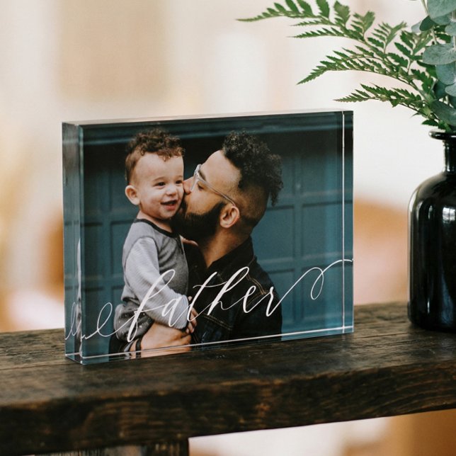 Father’s Day Gift Script Father Keepsake Photo Block (Father’s Day Gift Script Father Keepsake Photo)