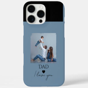 Father’s Day Gift with Photo & Dad, I Love You iPhone 16 Pro Max Case