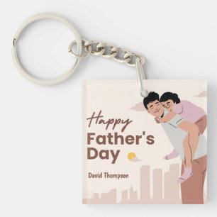 Father’s Day keychain – Loving Dad Moment