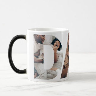 Father’s Day Photo Collage “DAD Color Morph Mug