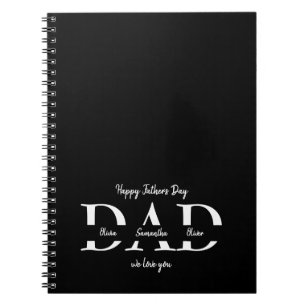 Father’s Day Photo Notebook – Custom Kids' Names