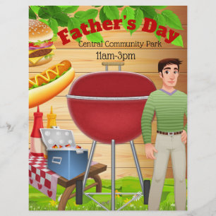Father’s Day Picnic Celebration Promotional Flyer