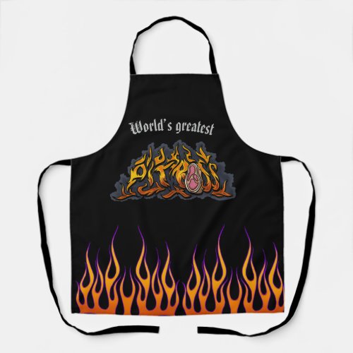 Fatherâs Day pit boss All_Over Print Apron