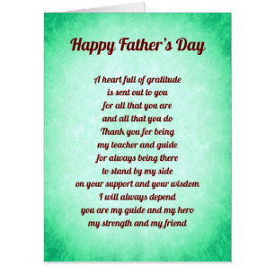 Father’s Day verse Card