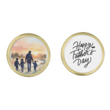 Father’s Day Watercolor Family Sunset