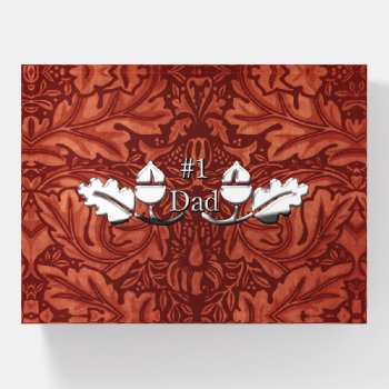 Father’s Day Western Faux Leather And Silver Paperweight by anuradesignstudio at Zazzle