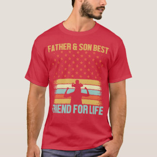 Father Son Best Friend For Life retro T-Shirt