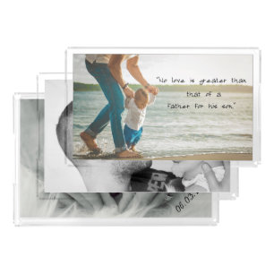 Father & Son – Bond, Legacy, and Everyday Hero Acrylic Tray