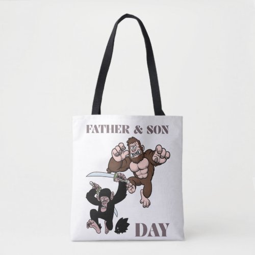 Father  Son Day Tote Bag