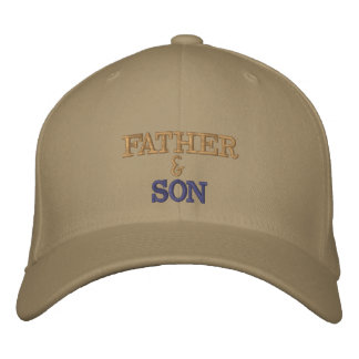 FATHER&SON EMBROIDERED BASEBALL CAP