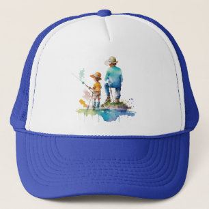 Father Son Fishing Memories Trucker Hat