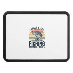 Father Son Fishing Partners Vintage Bass Shirt_1 Hitch Cover