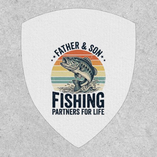Father Son Fishing Partners Vintage Bass Shirt_1 Patch