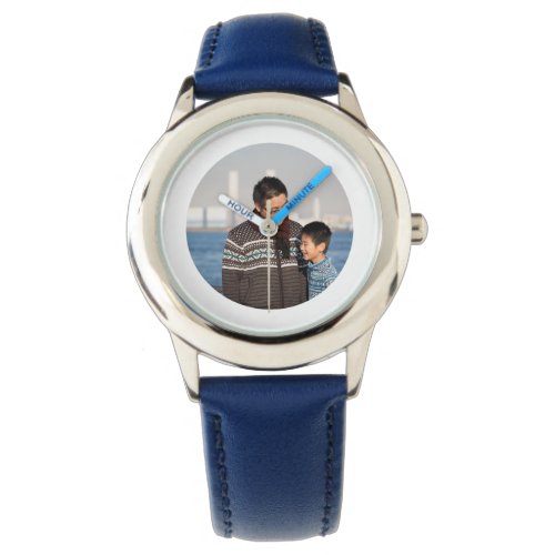 Father son gift custom photo _ dad and son gifts watch