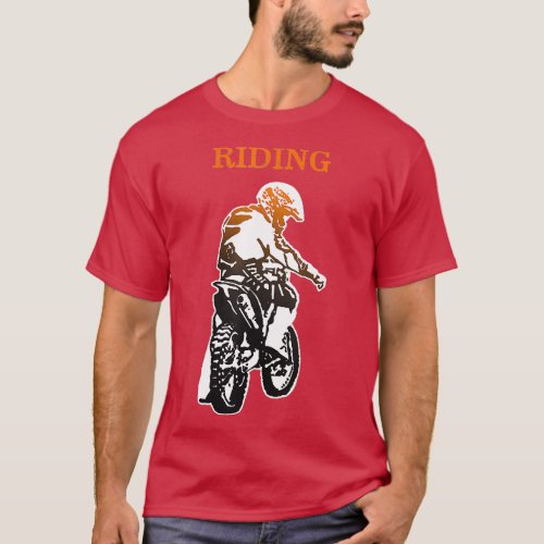 Father Son Matching Riding Buddies Dirt Bike Dad M T_Shirt