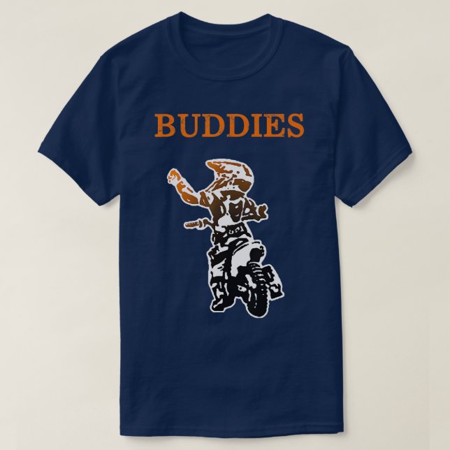 Father Son Matching Riding Buddies Dirt Bike Dad M T-Shirt (Design Front)
