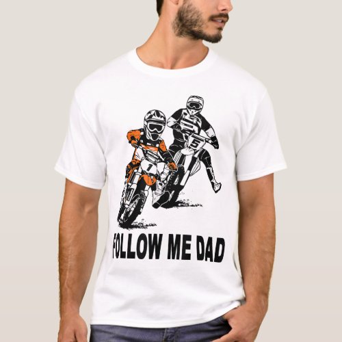 Father  Son Motocross Dirt Bike Kids MX T_Shirt