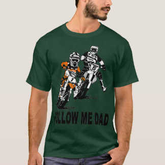Father Son Motocross Dirt Bike Kids T-Shirt