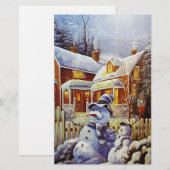 Father & Son Snowman (Front/Back)