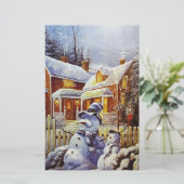 Father & Son Snowman (Standing Front)