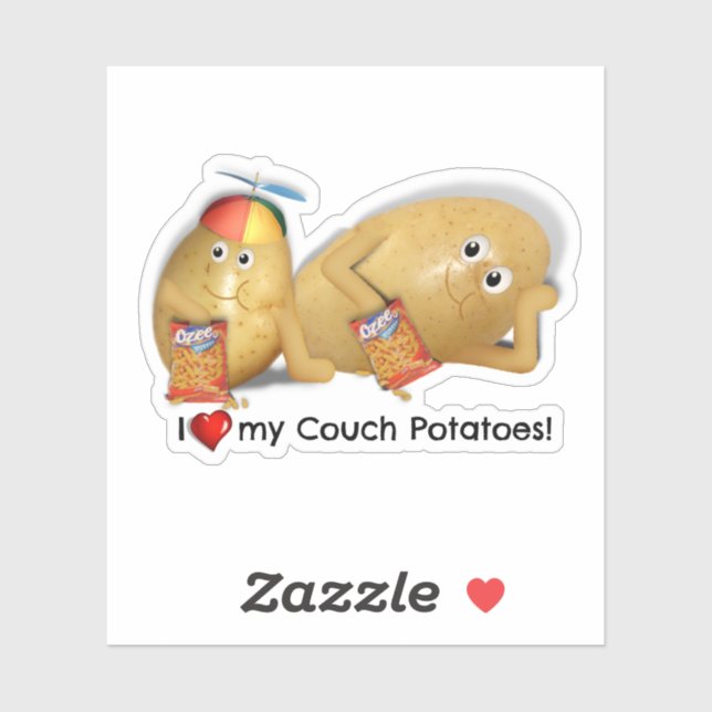 Father & Son Spuds Sticker (Sheet)