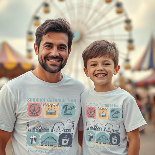 Father & Son Summer Carnival Tour Summertee Tri-Blend Shirt (Creator Uploaded)