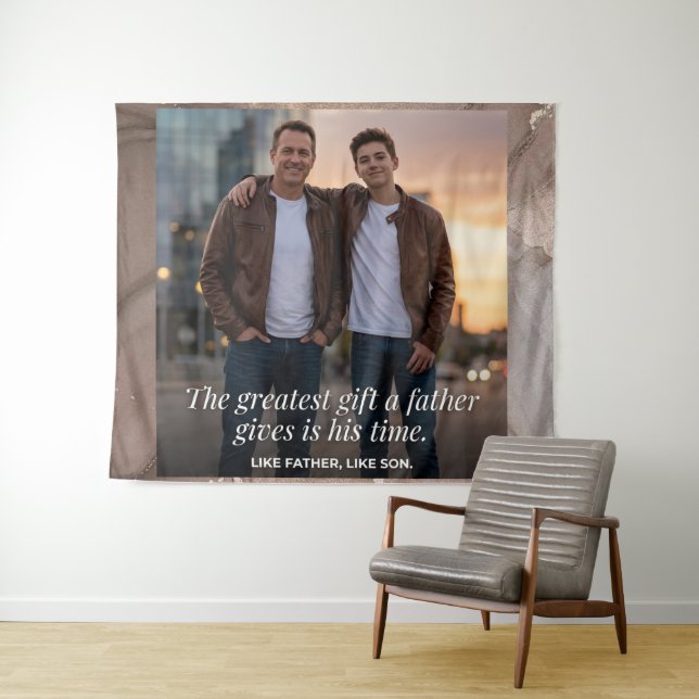 Father Son Time Tapestry (In Situ (Horizontal))