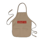 Father Stamp Kids' Apron