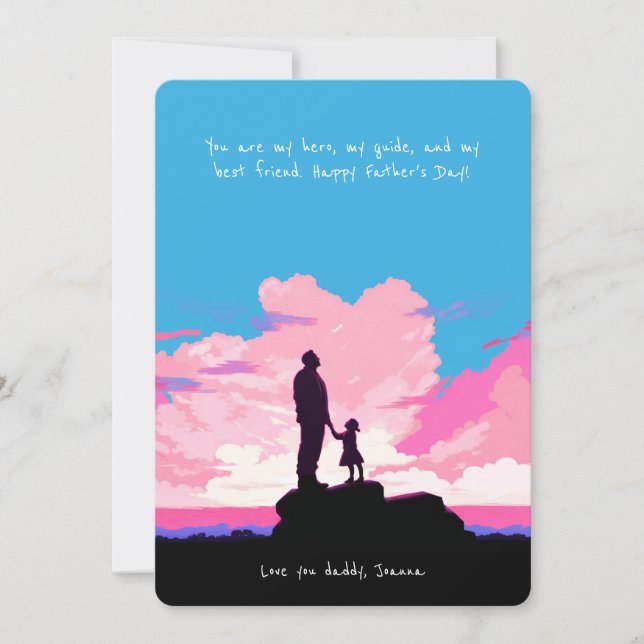 Father The Ultimate Guide | Father's Day Holiday Card (Front)